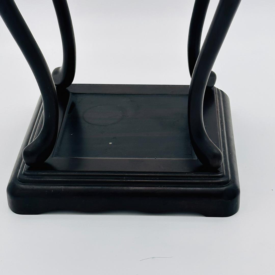 T 香炉と花台一式　九谷焼　晴谷名　色絵　唐草模様　花鳥鶴雉松梅　目出度図