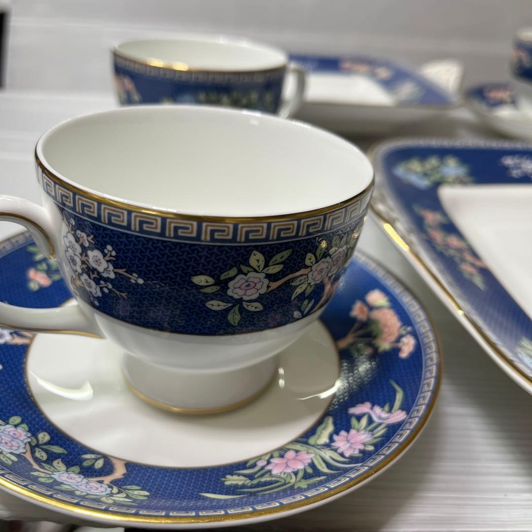 ウェッジウッド ブルーサイアム B&Bプレート スクエア プレート