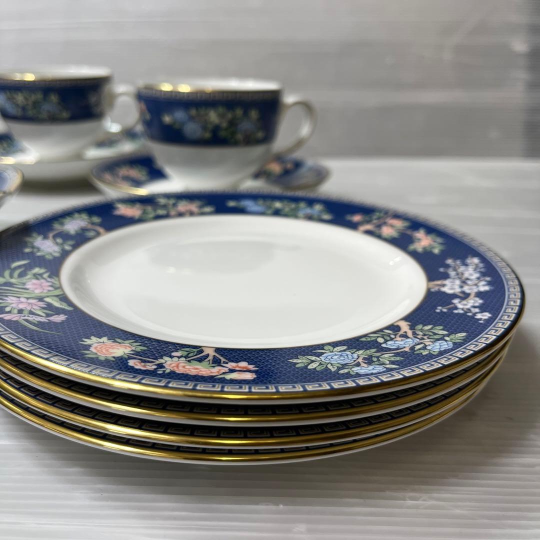 ウェッジウッド ブルーサイアム B&Bプレート スクエア プレート