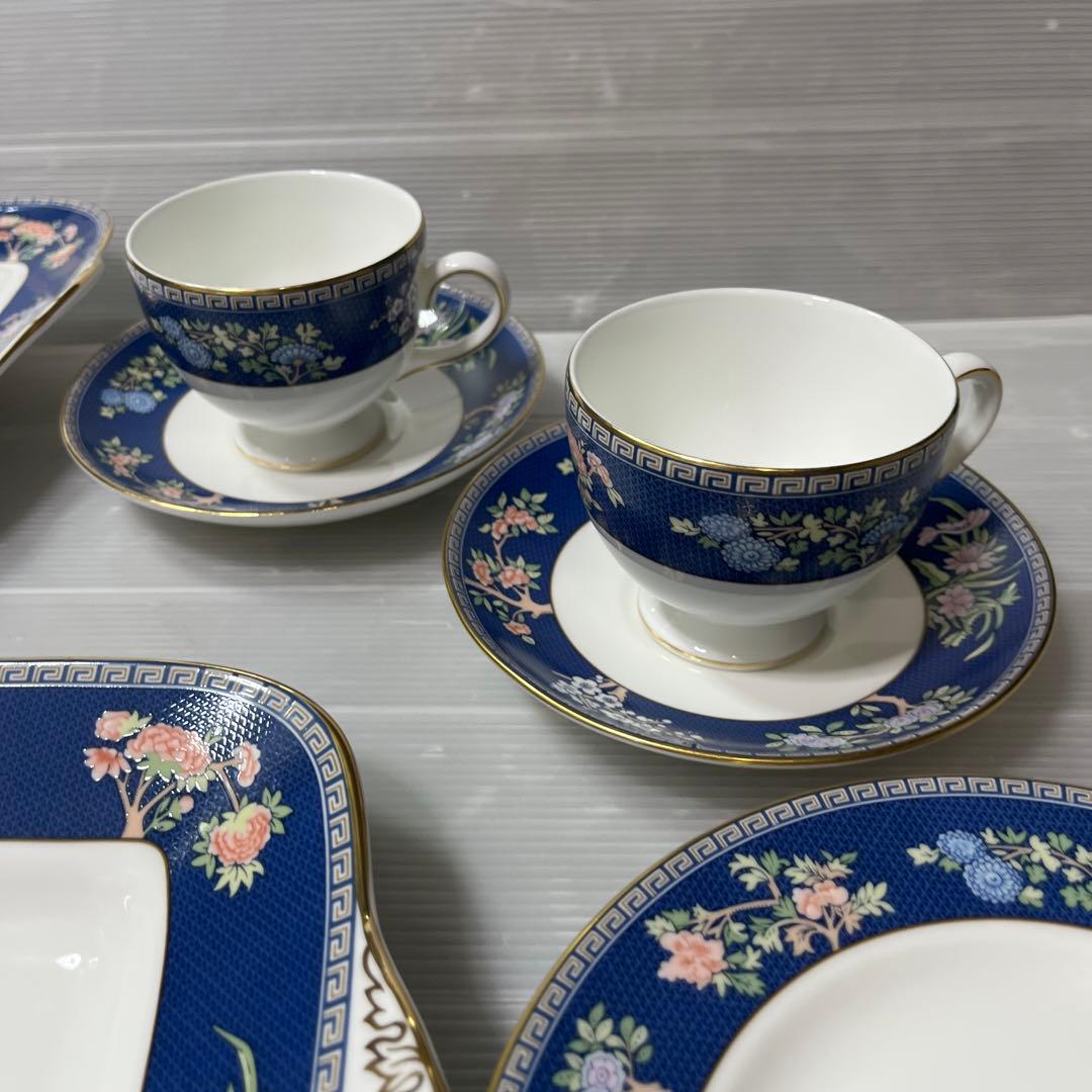 ウェッジウッド ブルーサイアム B&Bプレート スクエア プレート