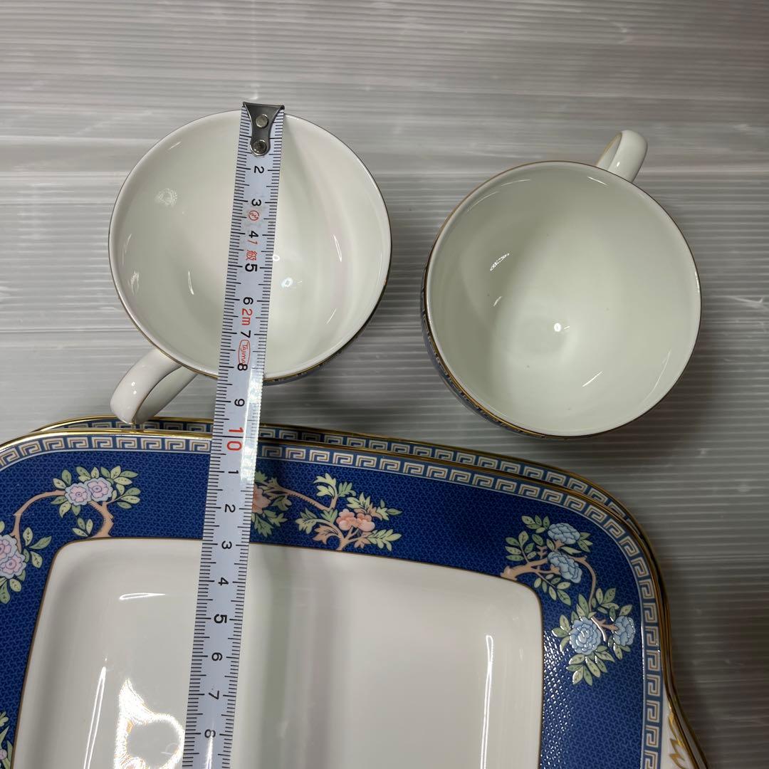 ウェッジウッド ブルーサイアム B&Bプレート スクエア プレート