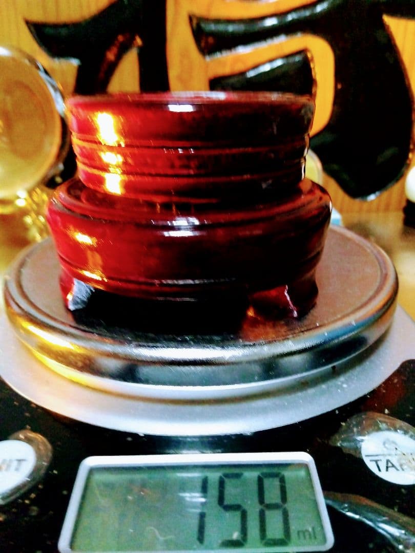 超綺麗＆超希少.特大.水晶玉の置物直径13センチ位..2段式台座