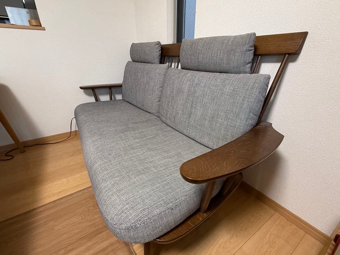 HIDA/飛騨産業 NEWMCKINLEY3Pソファ ハイバック ヘッドレスト付 - メルカリ