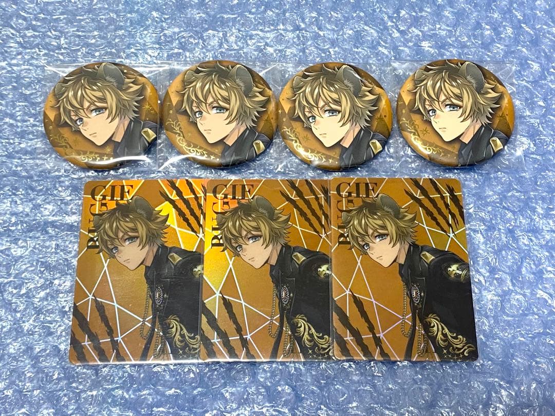 ツイステ ラギー ブレイジングジュエル 缶バッジ オーロラカード