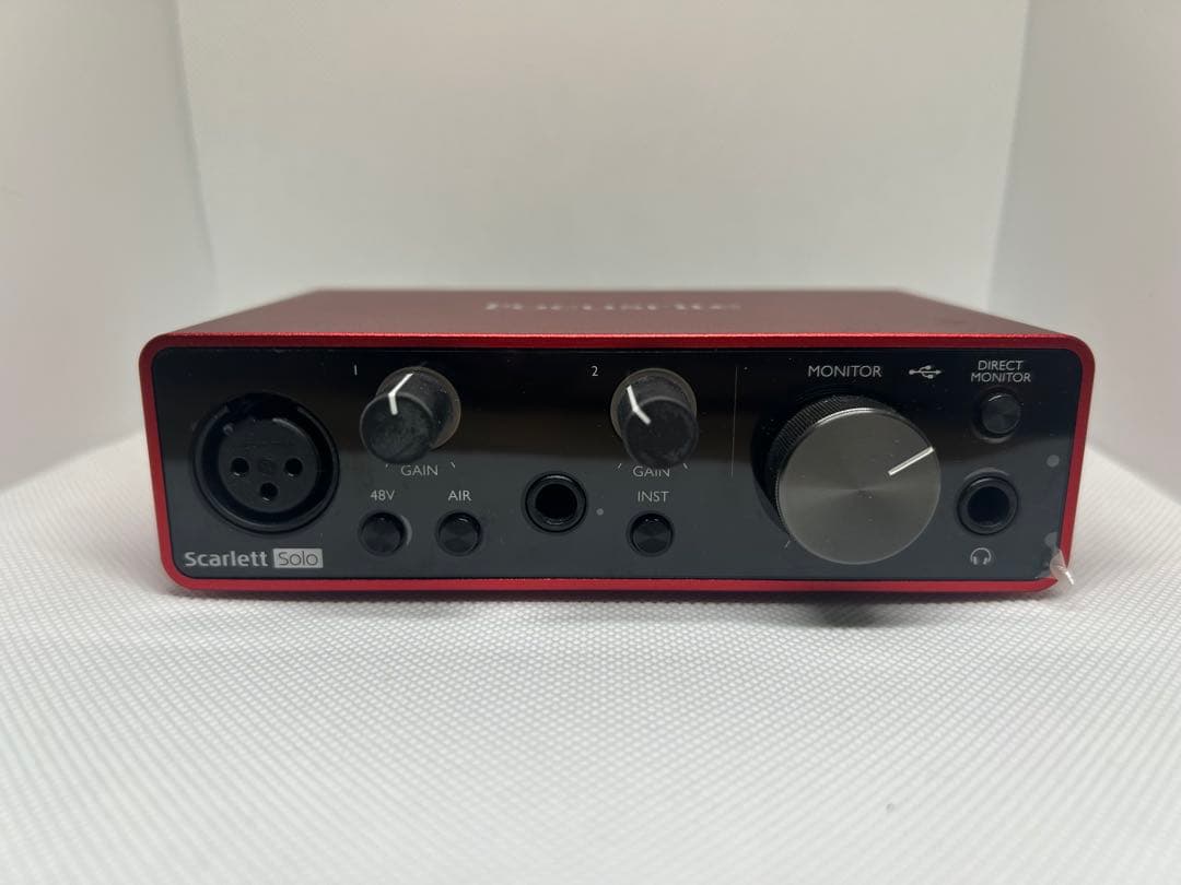 Scarlet Solo gen3 オーディオインターフェース 箱・フィルム付き