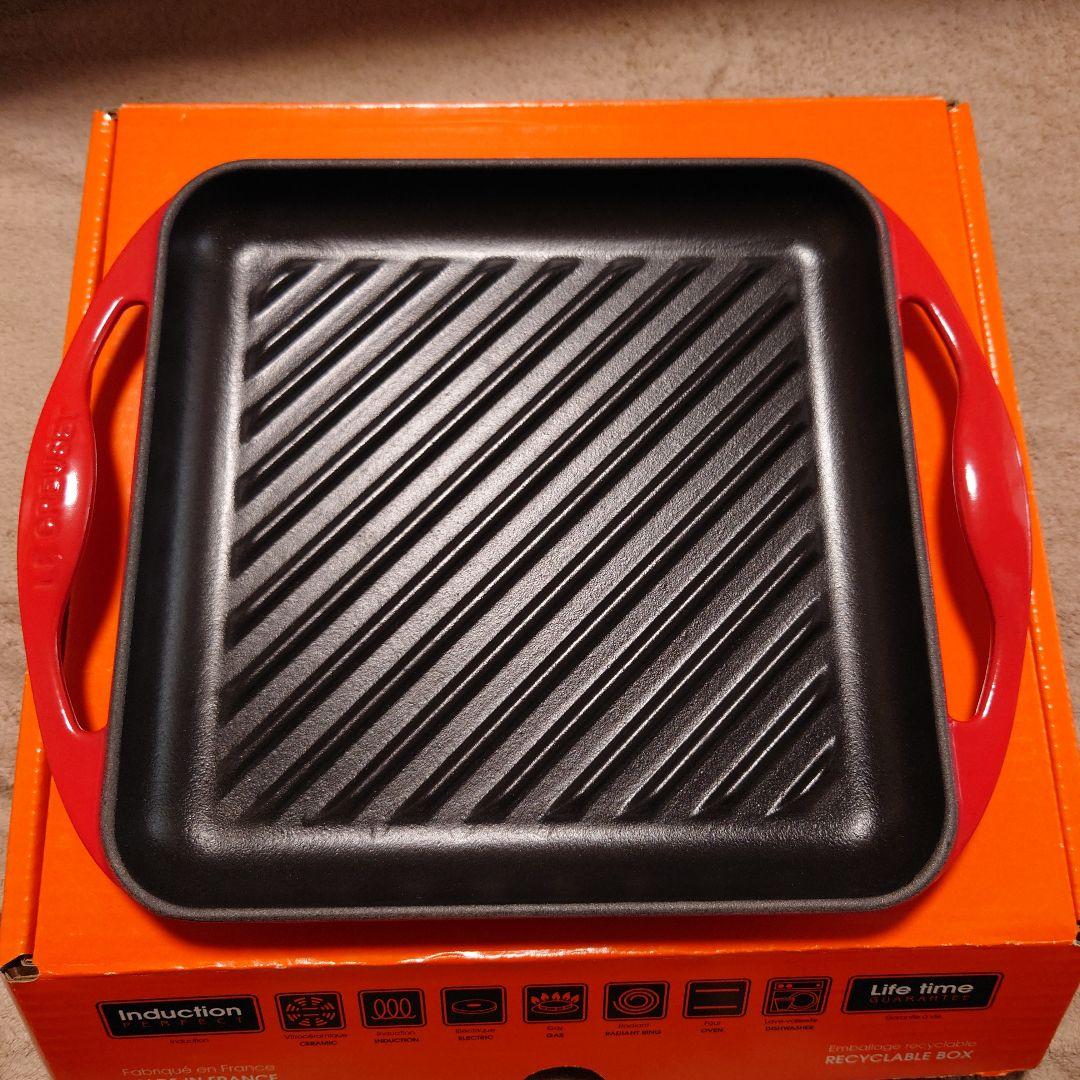 【お値下げ中】未使用　ル・クルーゼ　グリルパン　24cm