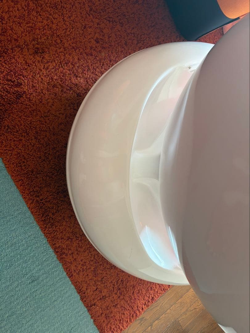 ミッドセンチュリー、スペースエイジ、エッグチェア　ガーデンチェア　手渡し