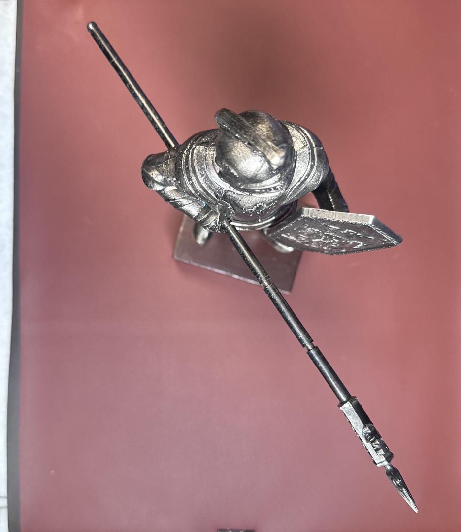 金属製 中世騎士 フィギュア 置物 アンティーク ヴィンテージ レトロ