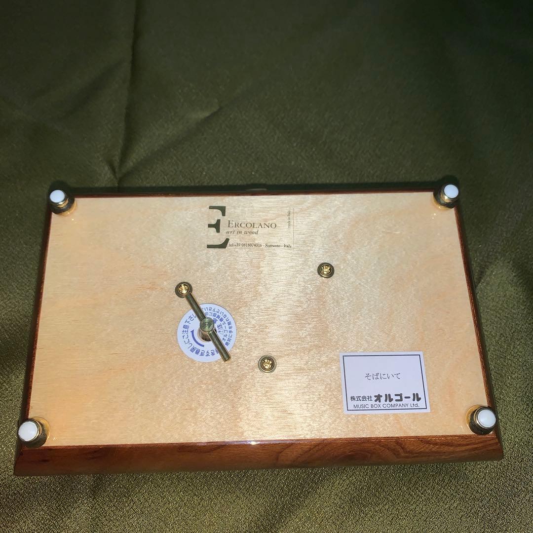 【美品!】オルフェウス シリンダー式オルゴール 30弁 共箱付 そばにいて