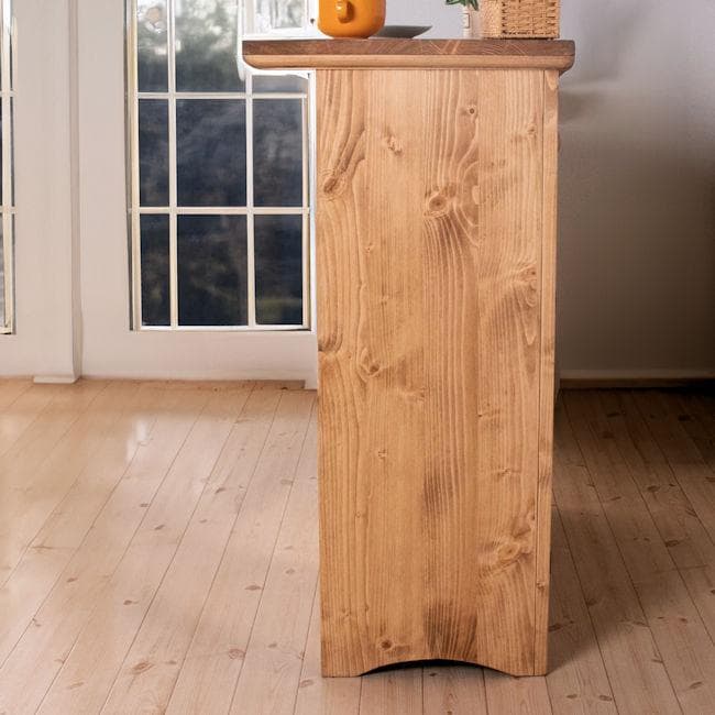 カントリー調パイン無垢材バーカウンター幅90cm キッチンカウンター（775）