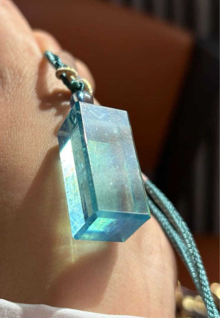 ⭐︎【天然】タイチンルチルクオーツ ペンダントトップ k18 3.8g