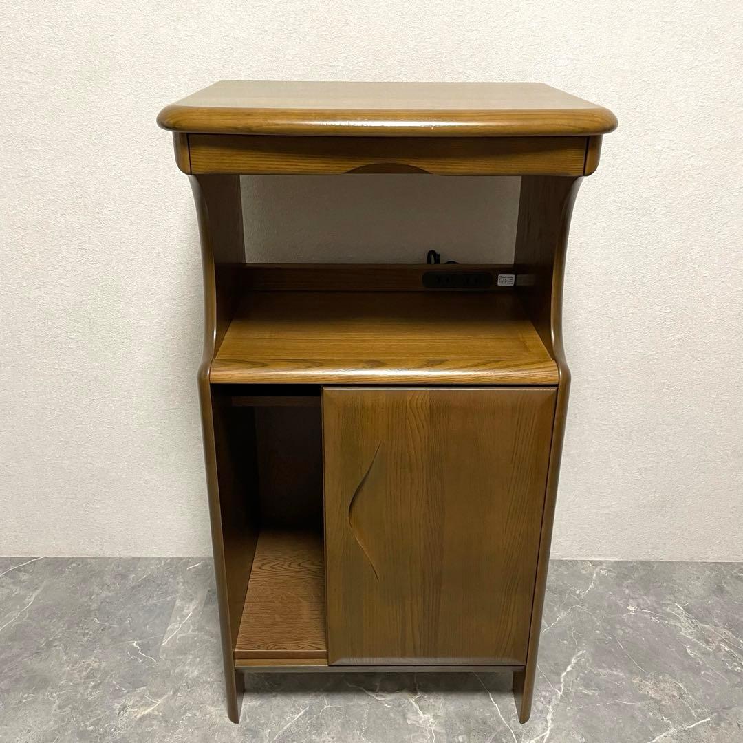 karimoku カリモク家具　電話台　ファックス台　キャビネット　コンソール