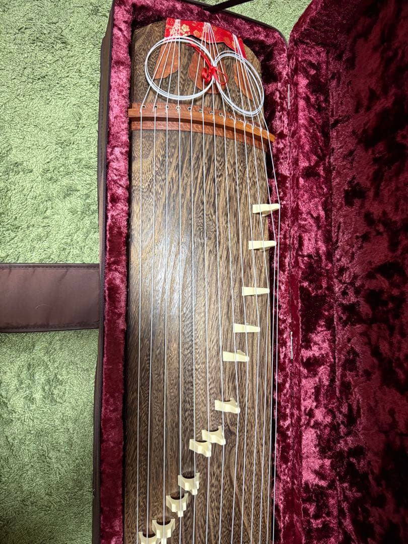 ゼンオン 文化琴 13弦 和楽器】ソフトケース・柱付き ZENON 88cm