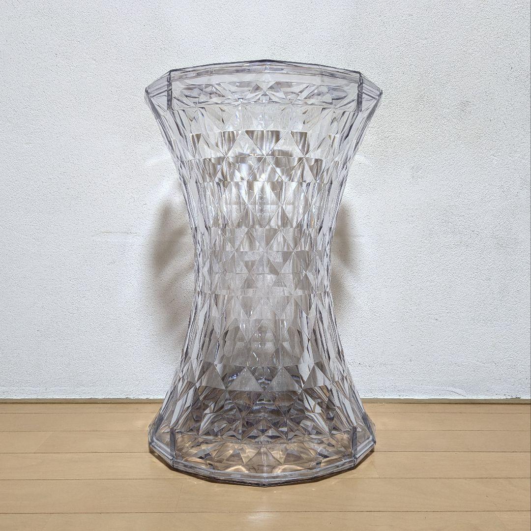 美品 Kartell STONE カルテル ストーン スツール クリスタル ④