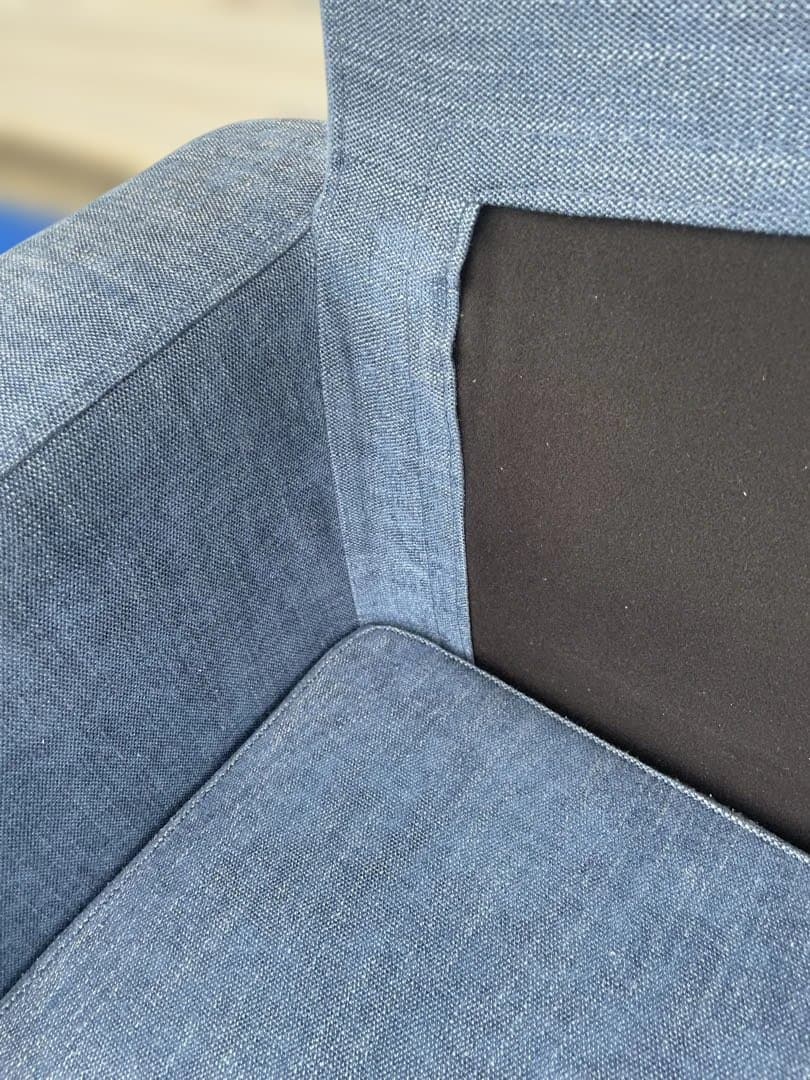 RELAXFORM リラックスフォーム 3人掛けカウチソファ 青L字