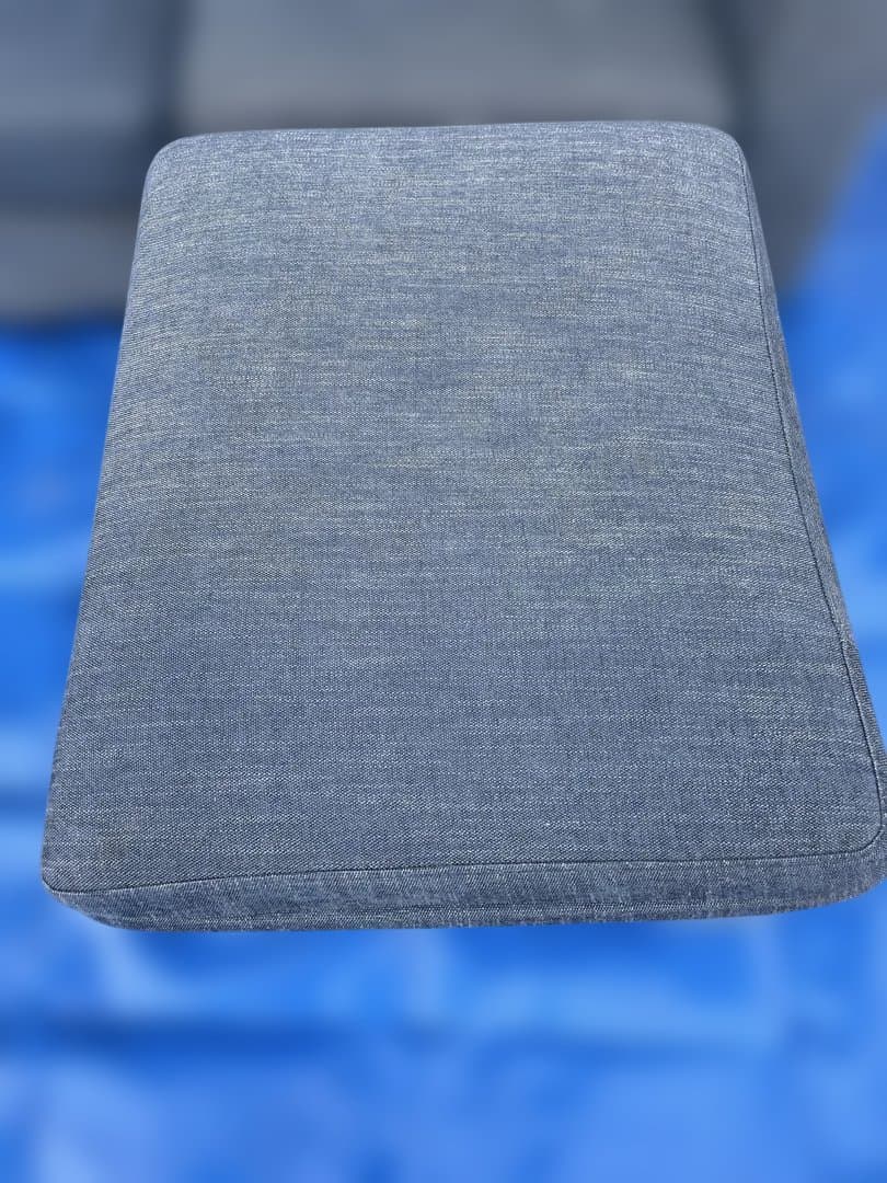 RELAXFORM リラックスフォーム 3人掛けカウチソファ 青L字