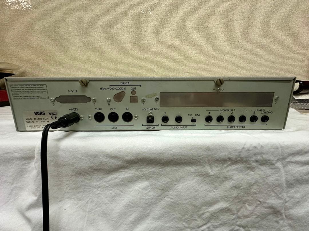 名機】ビンテージ シンセ KORG TRITON-RACK コルグ トライトン - メルカリ