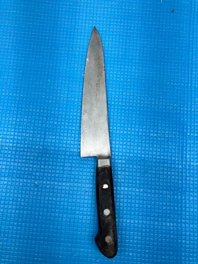 A0102）菊一文字 三徳包丁 キッチン 調理器具 包丁 ナイフ 在銘 銘あり