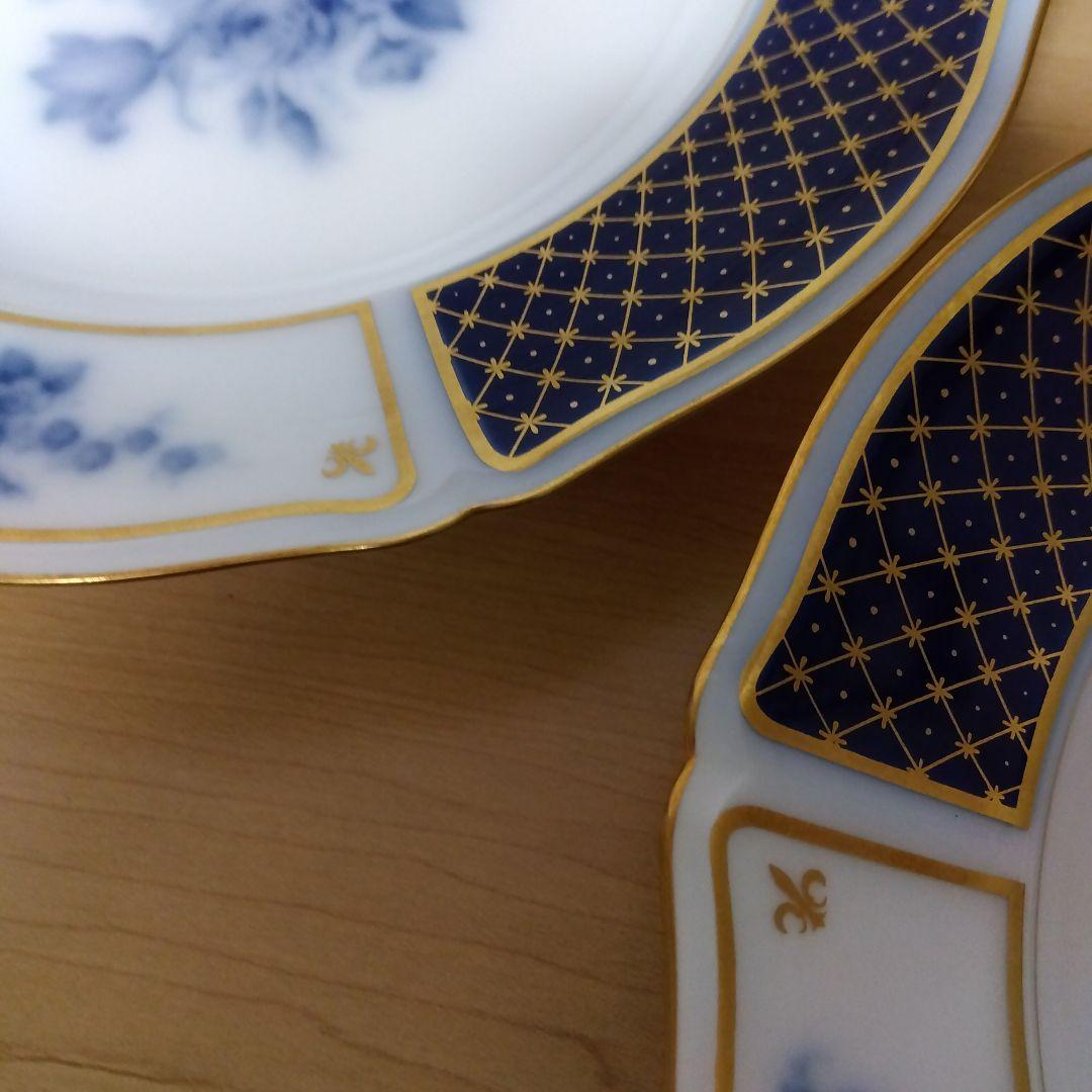 未使用 大倉陶園 ブルーインペリアル 21.4cm 深皿　2枚