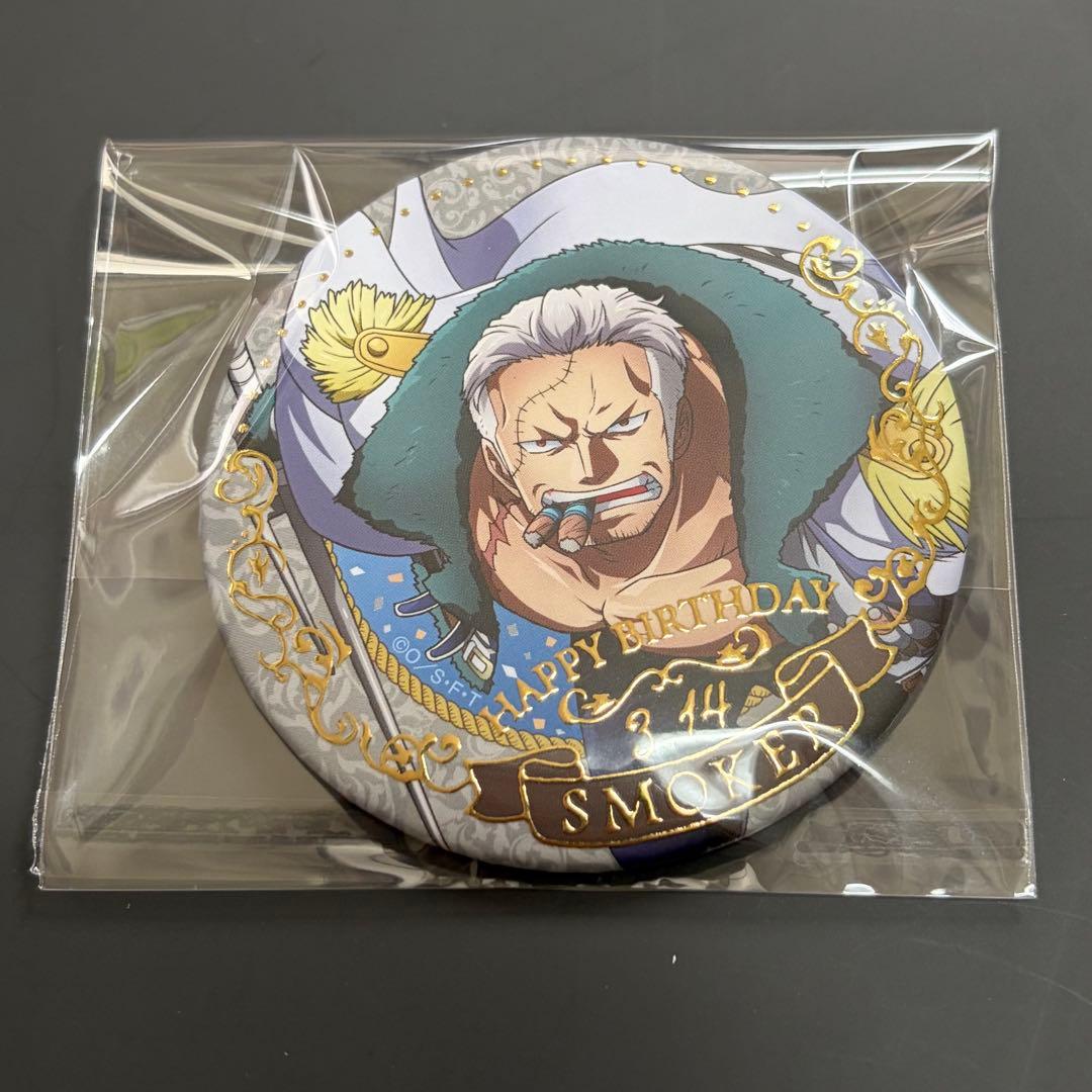ワンピース バースデー缶バッジ スモーカー - メルカリ
