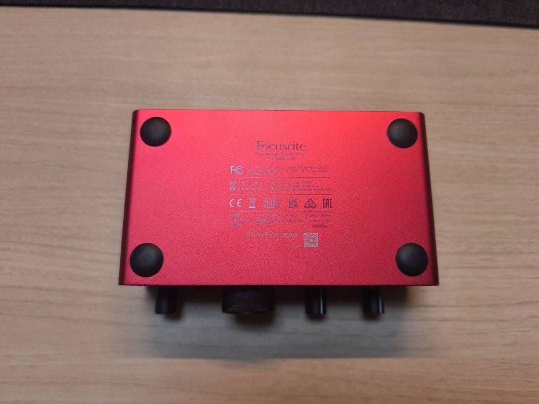 DTM・DAW Focusrite Scarlett solo gen4