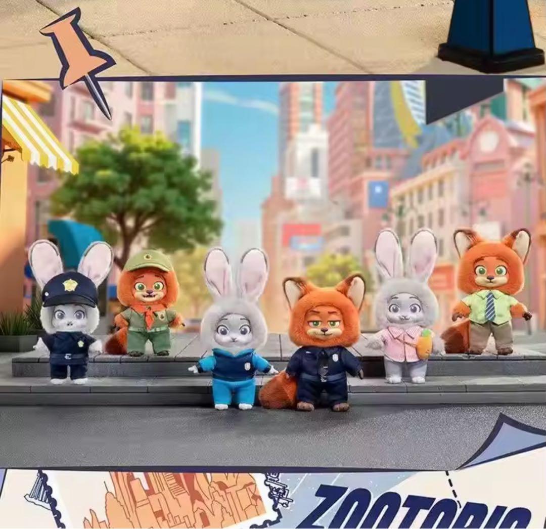 ド*ん様 ズートピア ニック miniso TOPTOY ぬいぐるみ ジュディ - メルカリ
