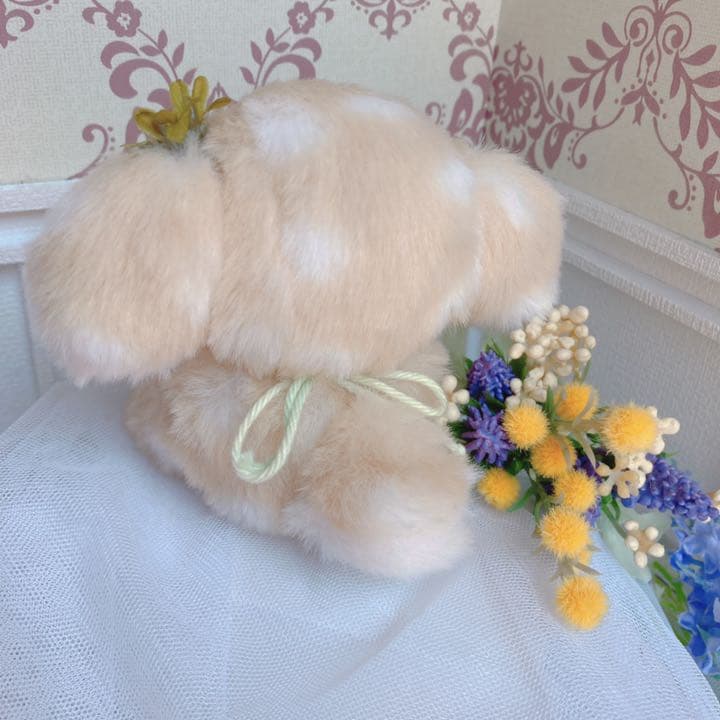 ★ハンドメイドぬいぐるみ★ こんぺいとうちゃん☆こじかのバンビちゃんクリーム色