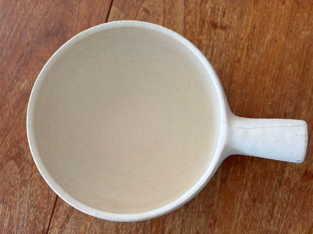 正島克哉さん　片手土鍋　白　長谷園