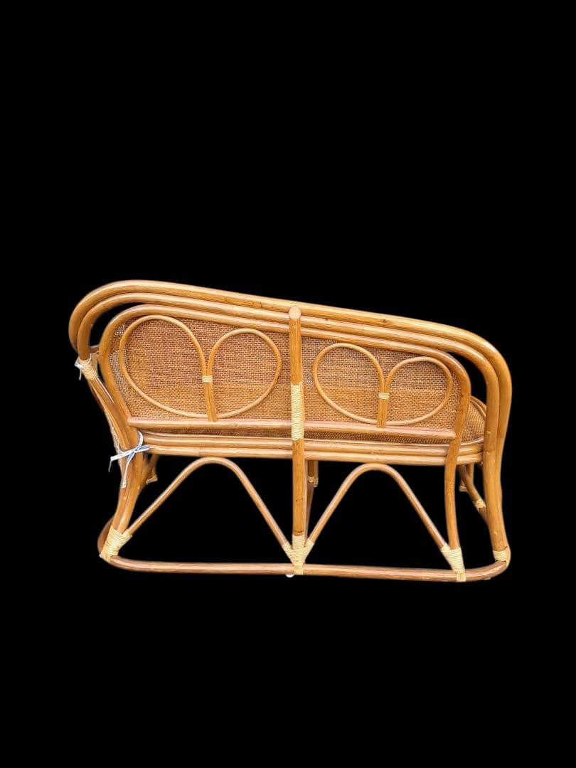 【直接引き取り限定】ラタン ソファー 藤家具 ビンテージ レトロ