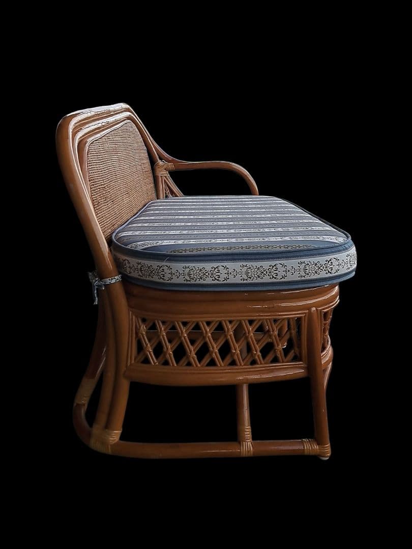 【直接引き取り限定】ラタン ソファー 藤家具 ビンテージ レトロ