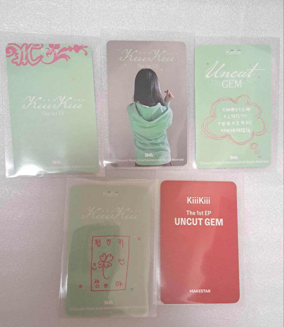 KiiiKiii キヤ UNCUT GEM 特典トレカ 5枚セット - メルカリ