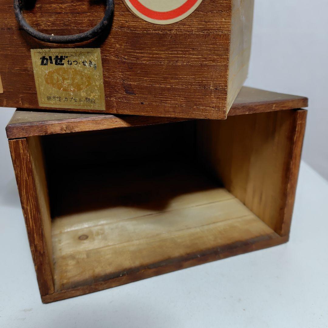 富山、年代物薬箱、本桐製今では入手困難品です。