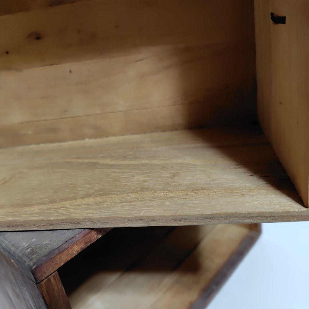 富山、年代物薬箱、本桐製今では入手困難品です。