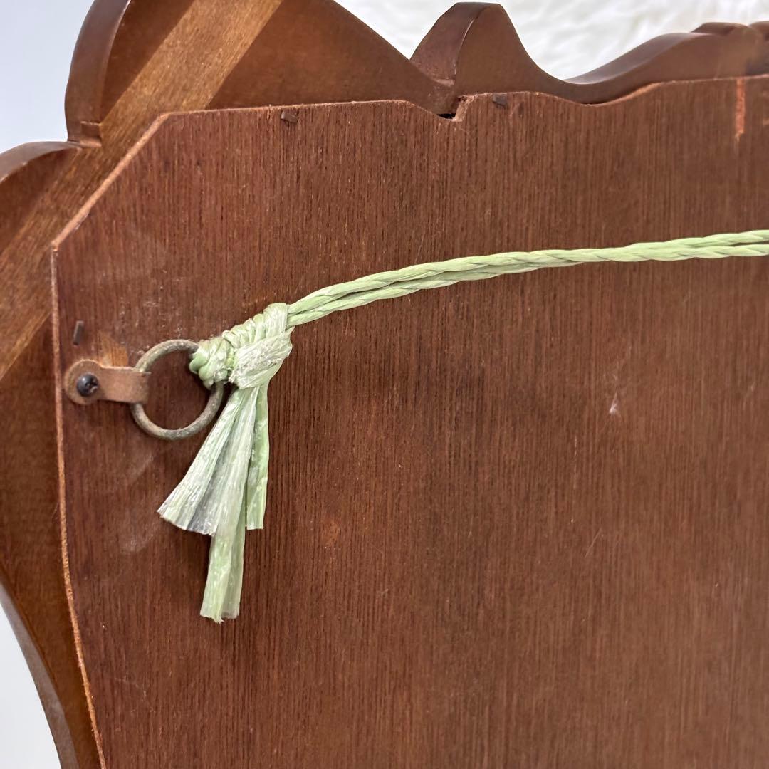 ビンテージ ウォールミラー 鏡 木枠ミラー 壁掛け 立て掛け 彫刻 アンティーク