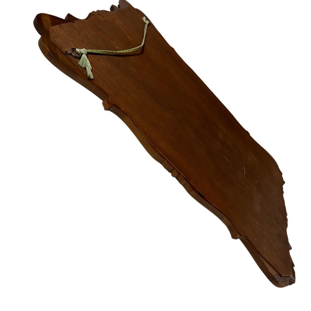 ビンテージ ウォールミラー 鏡 木枠ミラー 壁掛け 立て掛け 彫刻 アンティーク