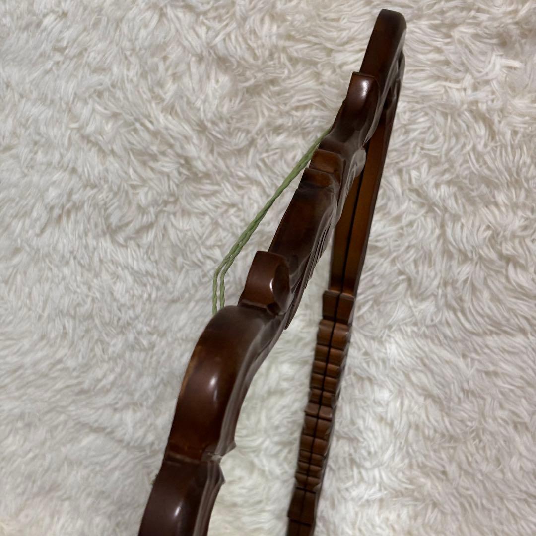 ビンテージ ウォールミラー 鏡 木枠ミラー 壁掛け 立て掛け 彫刻 アンティーク