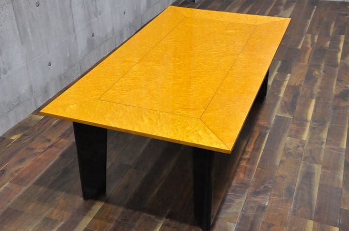 ABC4 IDC大塚家具 スプレンダー センターテーブル ブラック 4本脚