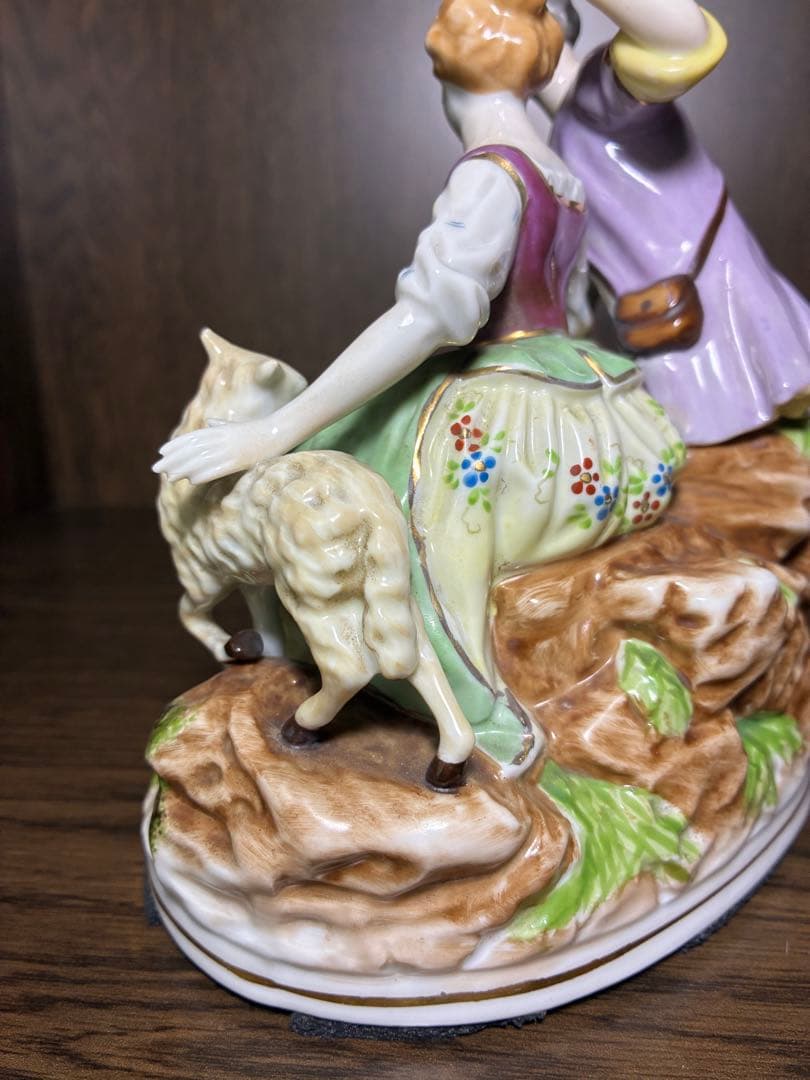 オキュパイドジャパン 羊飼い男女 瀬戸ノベルティ