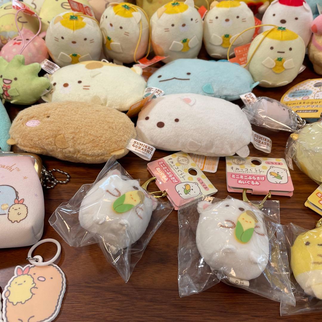 すみっこぐらし ぬいぐるみ キーホルダー ポーチ クリップ チャーム