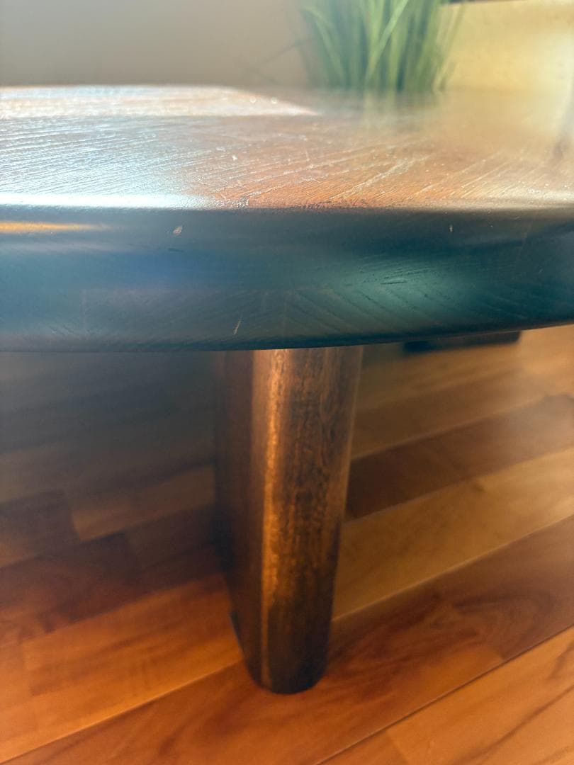 カリモク［試作品］ 大円卓(120cm)／ローテーブル