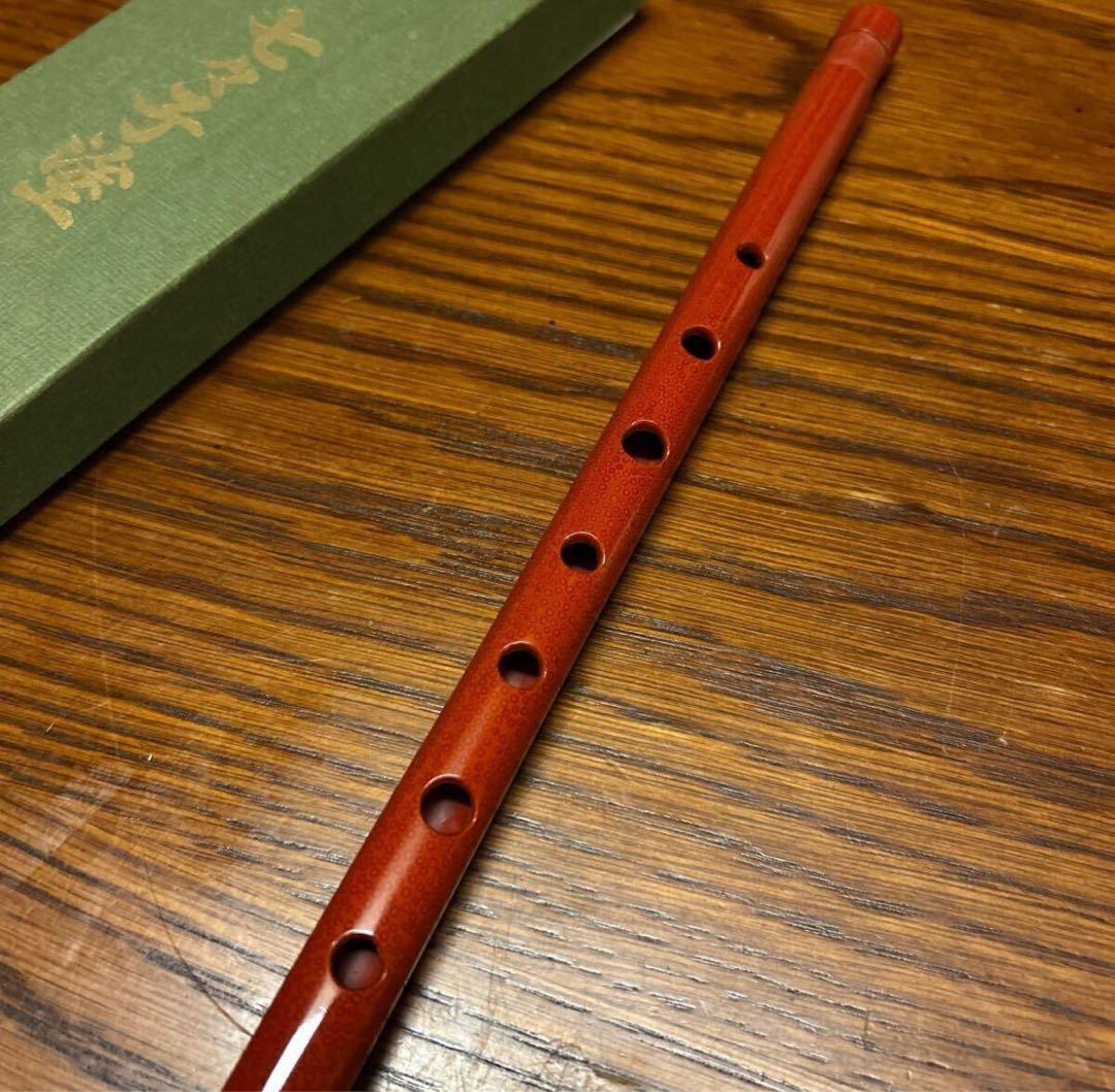 希少 七々子塗 篠笛 ねぶた笛 ねぷた笛 津軽塗 工芸品 横笛 楽器 和楽器 笛