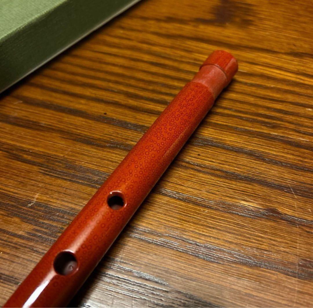希少 七々子塗 篠笛 ねぶた笛 ねぷた笛 津軽塗 工芸品 横笛 楽器 和楽器 笛