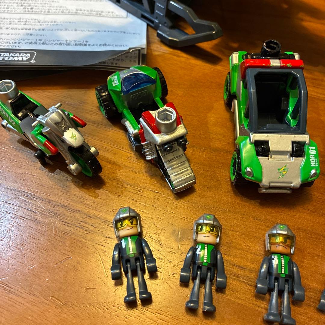 トミカハイパーグリーンレンジャー　レンジャータンサーレンジャージャイロプラキッズ