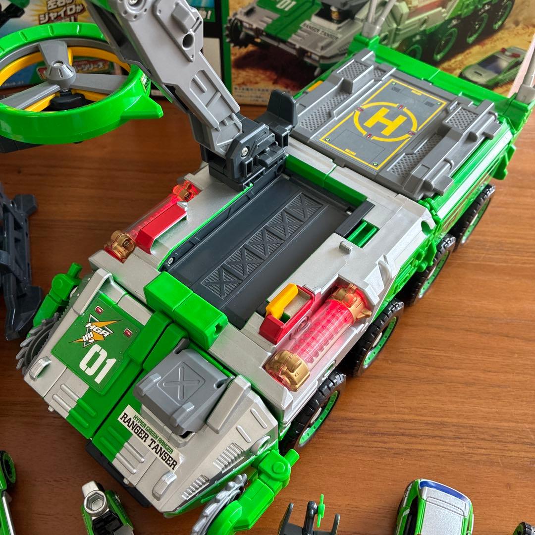 トミカハイパーグリーンレンジャー　レンジャータンサーレンジャージャイロプラキッズ