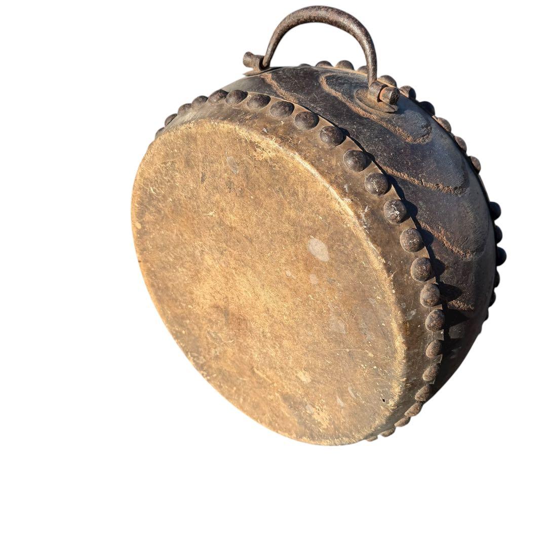 時代物 和太鼓 平太鼓 希少品 古民具 骨董 伝統楽器