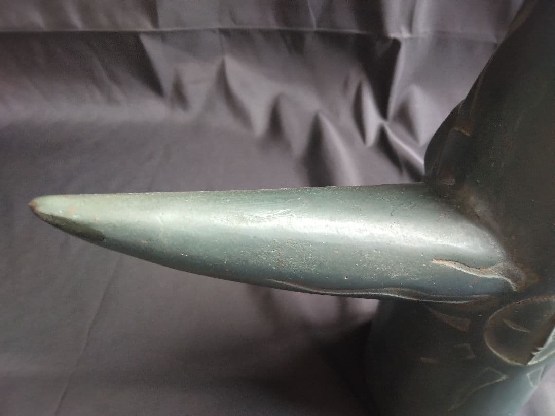 岡本太郎さん　太陽の塔　ブロンズ色　台座付き