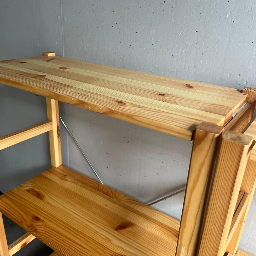 無印★パイン材ユニットシェルフ・奥行２５ｃｍタイプ・５８ｃｍ幅・小 ２個セット