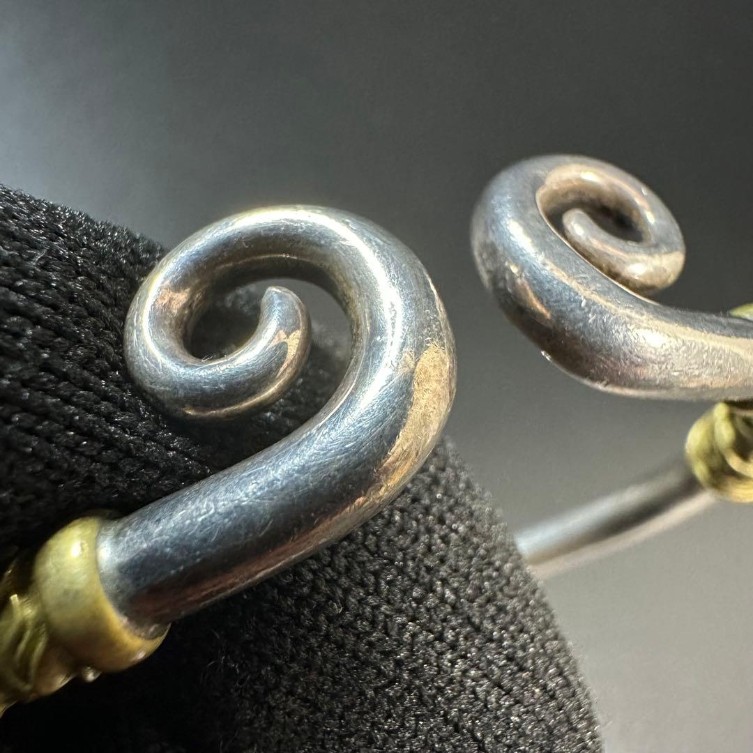 孫悟空デザイン シルバー ハンドメイド スパイラルシルバー