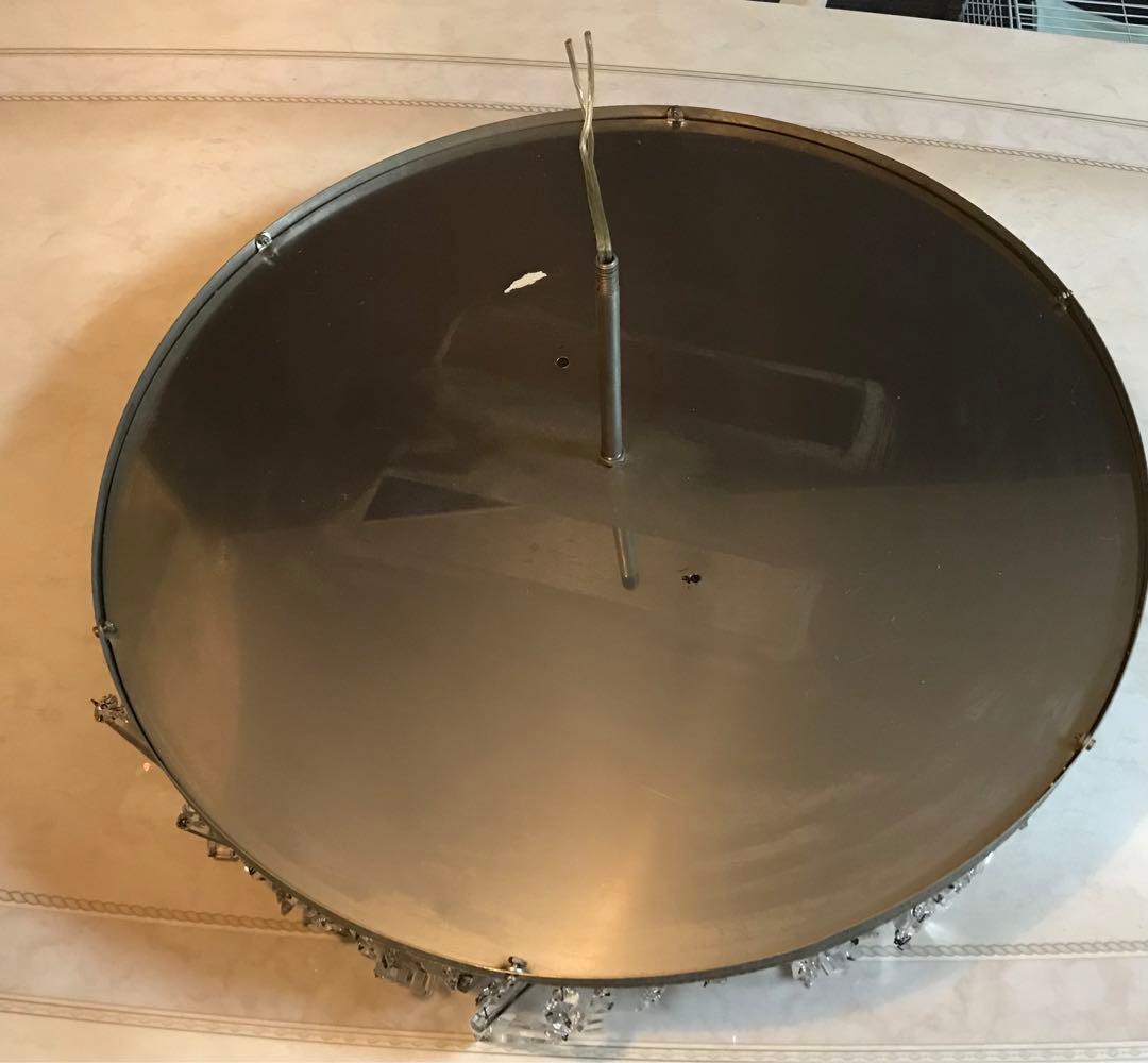 チェコ製　シャンデリア　天井直付　電球　9灯