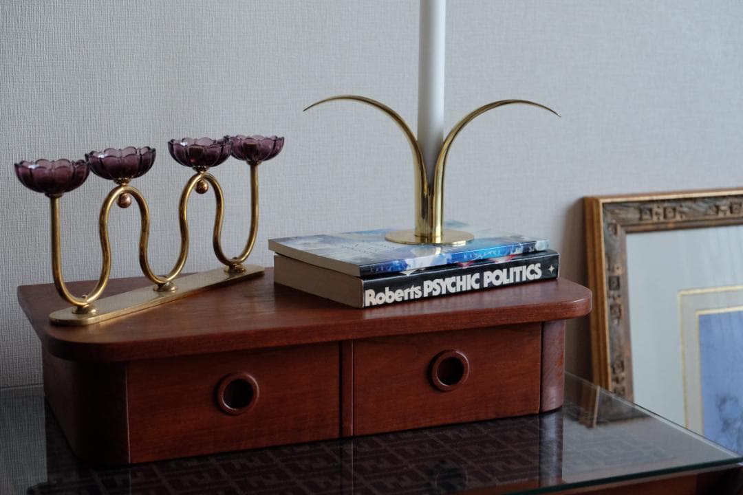 北欧ビンテージ 家具 ウォールシェルフ チェア ウェグナー チーク 飾り棚 什器